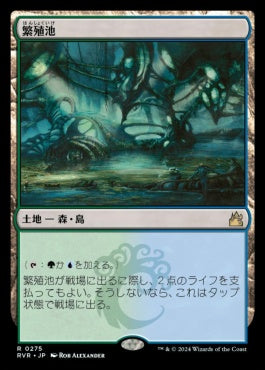 [275]【JP】【FOIL】繁殖池/Breeding Pool【RVR】[R][土地]