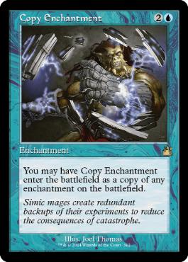 [312]【EN】■旧枠■エンチャント複製/Copy Enchantment【RVR】[R][青]