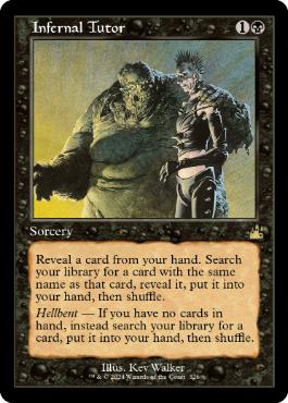 [326]【EN】■旧枠■冥府の教示者/Infernal Tutor【RVR】[R][黒]