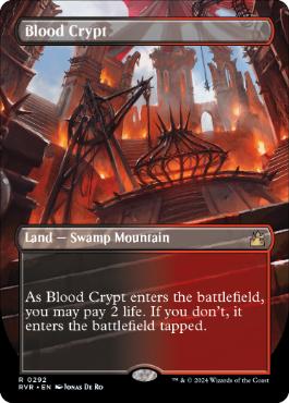 [292]【EN】■ボーダーレス■血の墓所/Blood Crypt【RVR】[R][土地]