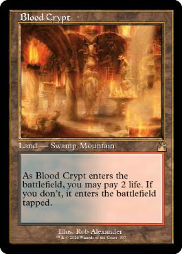 [397]【EN】■旧枠■血の墓所/Blood Crypt【RVR】[R][土地]
