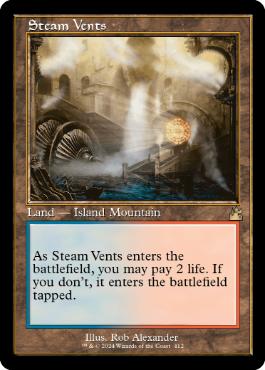 [412]【EN】■旧枠■蒸気孔/Steam Vents【RVR】[R][土地]