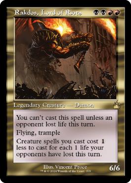 [379]【EN】【FOIL】■旧枠■暴動の長、ラクドス/Rakdos, Lord of Riots【RVR】[R][多色]