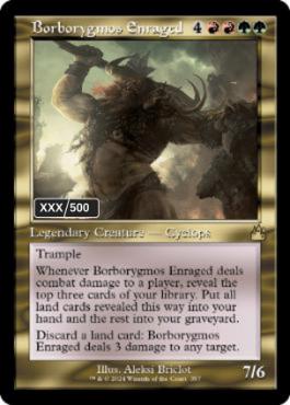 [357]【EN】【ダブルレインボウFOIL】■旧枠■怒れる腹音鳴らし/Borborygmos Enraged(シリアル入り)【RVR】[R][多色]