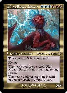 [376]【EN】【FOIL】■旧枠■パルン、ニヴ＝ミゼット/Niv-Mizzet, Parun【RVR】[R][多色]