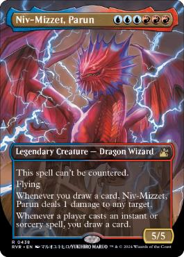 [438]【EN】【FOIL】■ボーダーレス■パルン、ニヴ＝ミゼット/Niv-Mizzet, Parun【RVR】[R][多色]