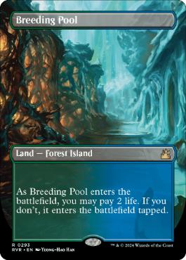 [293]【EN】【FOIL】■ボーダーレス■繁殖池/Breeding Pool【RVR】[R][土地]