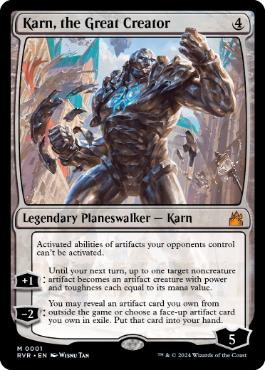 [001]【EN】大いなる創造者、カーン/Karn, the Great Creator【RVR】[M][無]