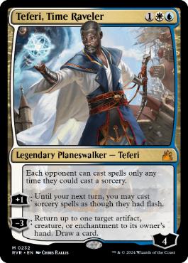 [232]【EN】時を解す者、テフェリー/Teferi, Time Raveler【RVR】[M][多色]