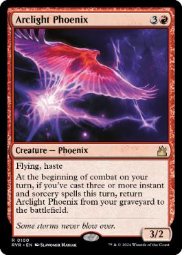 [100]【EN】【FOIL】弧光のフェニックス/Arclight Phoenix【RVR】[R][赤]