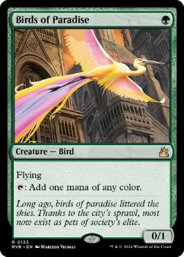 [133]【EN】【FOIL】極楽鳥/Birds of Paradise【RVR】[R][緑]