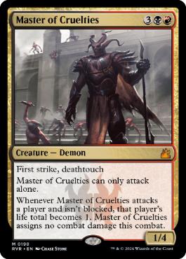 [198]【EN】【FOIL】残虐の達人/Master of Cruelties【RVR】[M][多色]