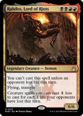 [215]【EN】【FOIL】暴動の長、ラクドス/Rakdos, Lord of Riots【RVR】[R][多色]
