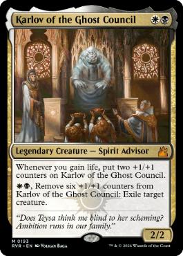 [193]【EN】【FOIL】幽霊議員カルロフ/Karlov of the Ghost Council【RVR】[M][多色]