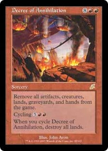 [085]【EN】滅殺の命令/Decree of Annihilation【SCG】[R][赤]