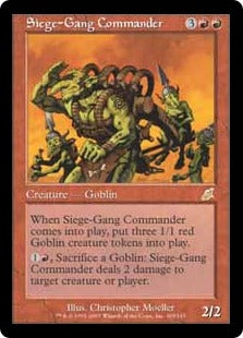 [103]【EN】包囲攻撃の司令官/Siege-Gang Commander【SCG】[R][赤]