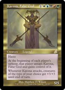 [138]【EN】邪神カローナ/Karona, False God【SCG】[R][多色]