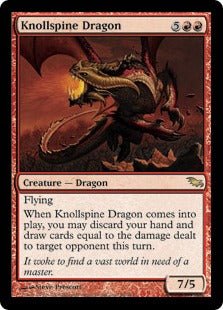 [098]【EN】山背骨のドラゴン/Knollspine Dragon【SHM】[R][赤]
