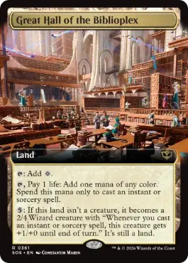 [361]【EN】■拡張アート■大図書棟の大ホール/Great Hall of the Biblioplex【SOS】[土地][R]