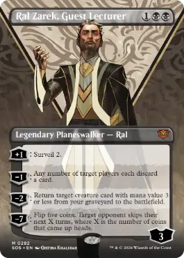 [282]【EN】■ボーダーレス■客員講師、ラル・ザレック/Ral Zarek, Guest Lecturer【SOS】[黒][M]