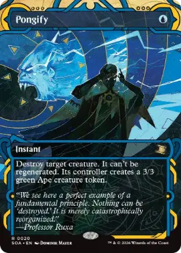 [020]【EN】【FOIL】猿術/Pongify【SOA】[青][R]