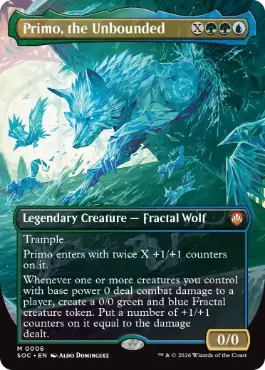 [006]【EN】【FOIL】■ボーダーレス■際限なきもの、プリモ/Primo, the Unbounded【SOC】[M][多色]