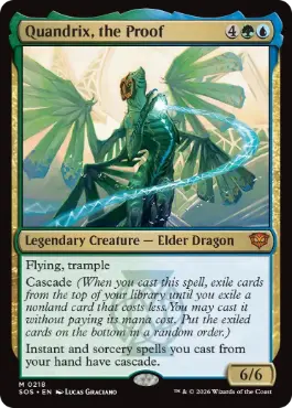 [218]【EN】【FOIL】証明するもの、クアンドリクス/Quandrix, the Proof【SOS】[M][多色]