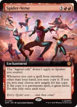 [263]【EN】■拡張アート■スパイダー・バース/Spider-Verse【SPM】[M][赤]