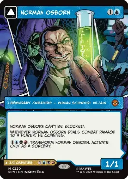 [220]【EN】【FOIL】■ボーダーレス■ノーマン・オズボーン/Norman Osborn【SPM】[M][青]