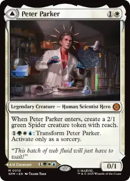 [010]【EN】【FOIL】ピーター・パーカー/Peter Parker【SPM】[M][白]