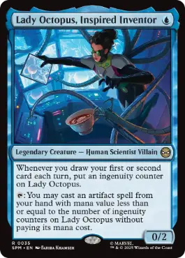 [035]【EN】【FOIL】傑出した発明家、レディ・オクトパス/Lady Octopus, Inspired Inventor【SPM】[R][青]