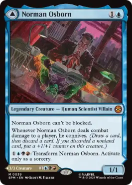 [039]【EN】【FOIL】ノーマン・オズボーン/Norman Osborn【SPM】[M][青]