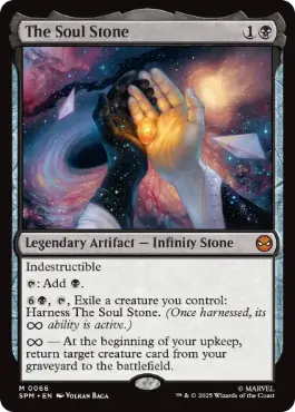 [066]【EN】【FOIL】ソウル・ストーン/The Soul Stone【SPM】[M][黒]