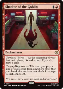 [087]【EN】【FOIL】ゴブリンの影/Shadow of the Goblin【SPM】[R][赤]