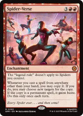 [093]【EN】【FOIL】スパイダー・バース/Spider-Verse【SPM】[M][赤]