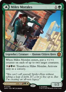 [108]【EN】マイルズ・モラレス/Miles Morales【SPM】[M][緑]
