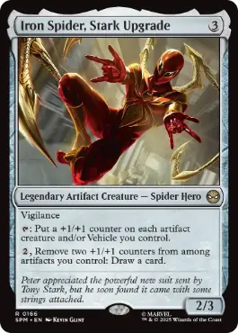 [166]【EN】スタークによる改良、アイアン・スパイダー/Iron Spider, Stark Upgrade【SPM】[R][茶]