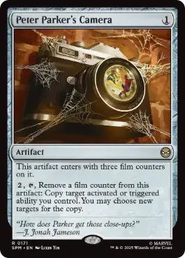 [171]【EN】【FOIL】ピーター・パーカーのカメラ/Peter Parker's Camera【SPM】[R][茶]