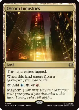 [182]【EN】【FOIL】オズコープ社/Oscorp Industries【SPM】[R][土地]