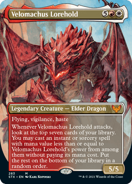 [283]【EN】■ボーダーレス■ヴェロマカス・ロアホールド/Velomachus Lorehold【STX】[M][多色]
