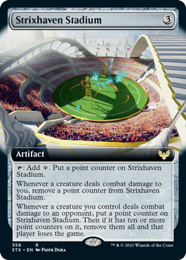 [358]【EN】■拡張アート■ストリクスヘイヴンの競技場/Strixhaven Stadium【STX】[R][茶]