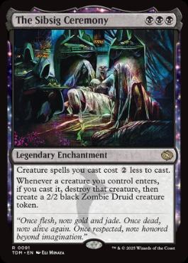 [091]【EN】【FOIL】シブシグの儀式/The Sibsig Ceremony【TDM】[R][黒]