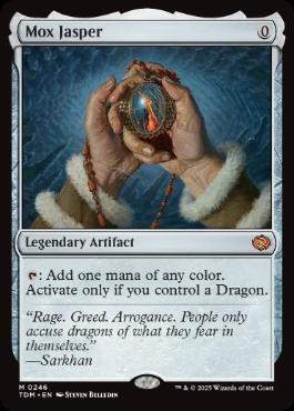 [246]【EN】【FOIL】モックス・ジャスパー/Mox Jasper【TDM】[M][茶]