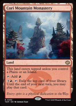 [252]【EN】【FOIL】コーリ山の僧院/Cori Mountain Monastery【TDM】[R][土地]