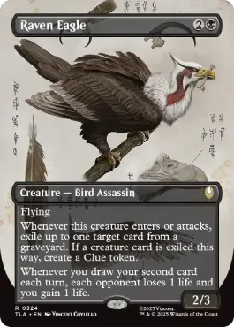 [324]【EN】■ボーダーレス■カラスワシ/Raven Eagle【TLA】[R][黒]