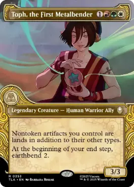 [353]【EN】■ショーケース■最初の金属のベンダー、トフ/Toph, the First Metalbender【TLA】[R][多色]