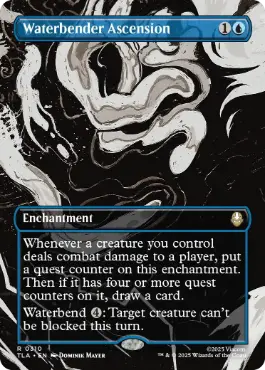 [310]【EN】【FOIL】■ボーダーレス■水のベンダーの位に至る/Waterbender Ascension【TLA】[R][青]