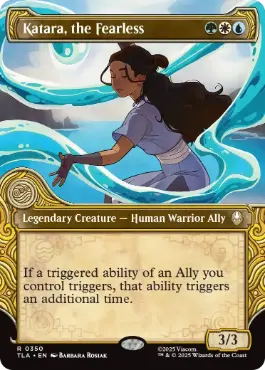 [350]【EN】【FOIL】■ショーケース■恐れを知らぬ者、カタラ/Katara, the Fearless【TLA】[R][多色]