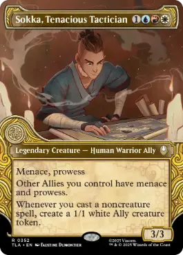 [352]【EN】【FOIL】■ショーケース■諦めない戦術家、サカ/Sokka, Tenacious Tactician【TLA】[R][多色]