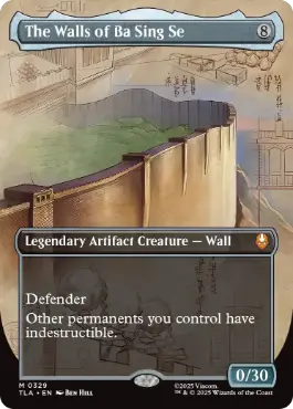 [329]【EN】【FOIL】■ボーダーレス■バーシンセーの城壁/The Walls of Ba Sing Se【TLA】[M][茶]
